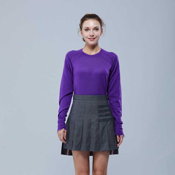 

skirts for women production looking of pleated college style short front and long back skirt, Black