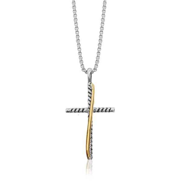 

DY Necklace Jewelry classic designer luxury top accessories Cross Necklaces Popular Button Line Pendant DY Jewelry Accessories High quality version of jewelry