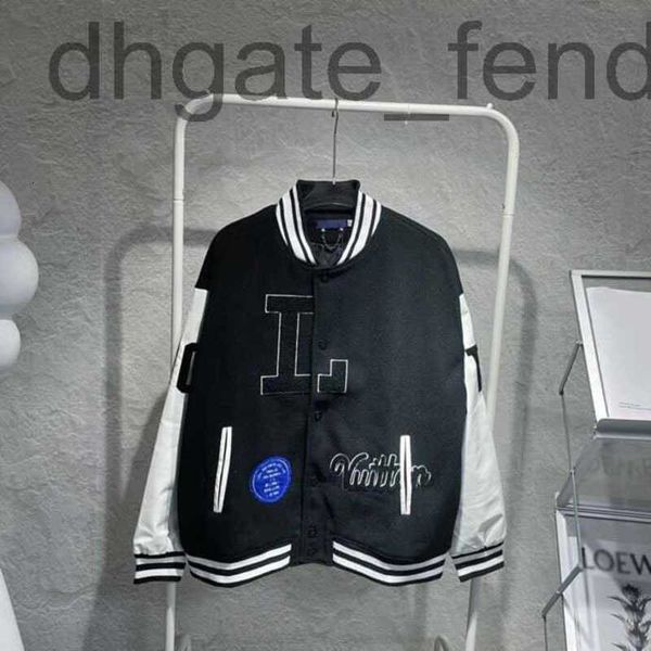 

men's jackets designer2022 street fashion catwalk jacket men's baseball uniform flat jacket color black white size 2xl/3xl a9hq, Black;brown