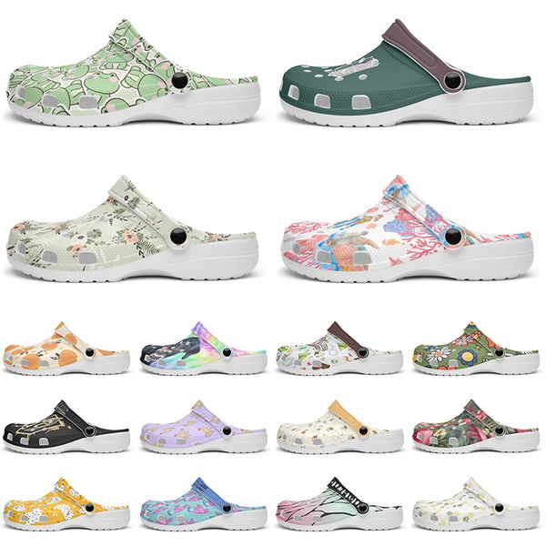 

Customized clean exquisite fashionable comfortable beautiful Diy shoes for men and women's indoor slippers 100942