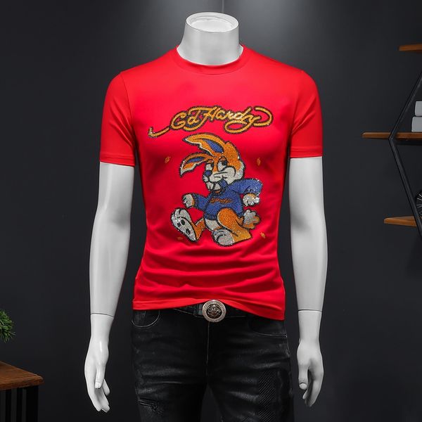 

2023 mens t shirts women designers t shirts tees apparel man s casual chest letter shirt luxurys clothing street shorts sleeve clothes palm, White;black