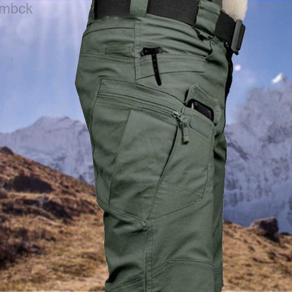 

men's pants 2022 new city military tactical pants men swat combat army trousers many pockets waterproof wear resistant casual cargo pan, Black