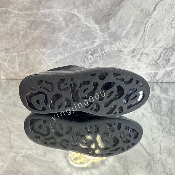 

designer sneakers casual shoes platform loafers trainers black leather shoes chunky round head sneaker2023