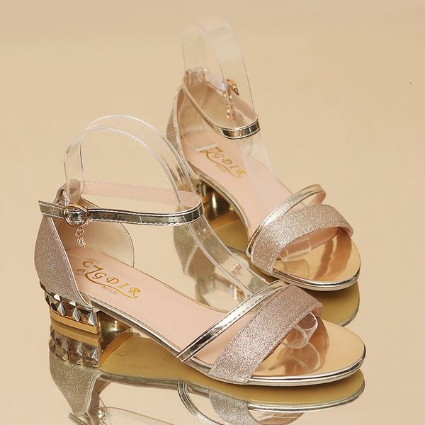 

dress shoes sequined cloth high heels pumps women shoes summer shoes women fashion riband buckle strap sandals women casual peep toe sandals, Black