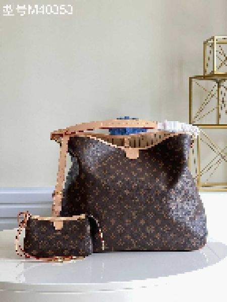 

luxury brand designer shopping bags graceful m40353 women tote travel bag real leather handbags shoulder evening bag 2g8z, Black;white