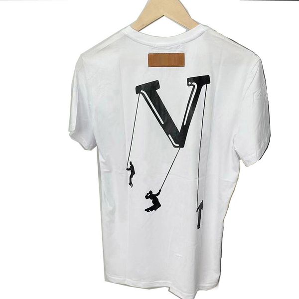 

2023 new mens t shirts summer men t-shirts short sleeve r tees printed fashion shirt man tshirts clothes size m-xxxl999, White;black