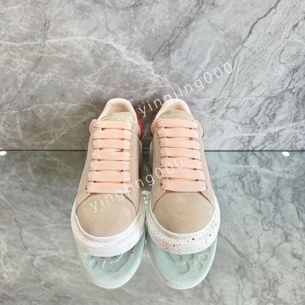 

2023r womens sneakers brand casual shoes platform loafers trainers black leather shoes chunky round head sneake