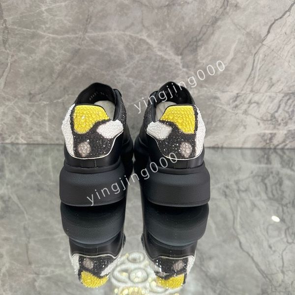 

designer sneakers brand casual shoes platform loafers trainers black leather shoes chunky round head sneake2023