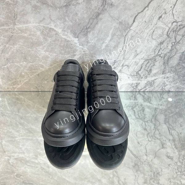 

2023new designer mens women sneakers brand casual shoes platform loafers trainers black leather shoes chunky round head sneake