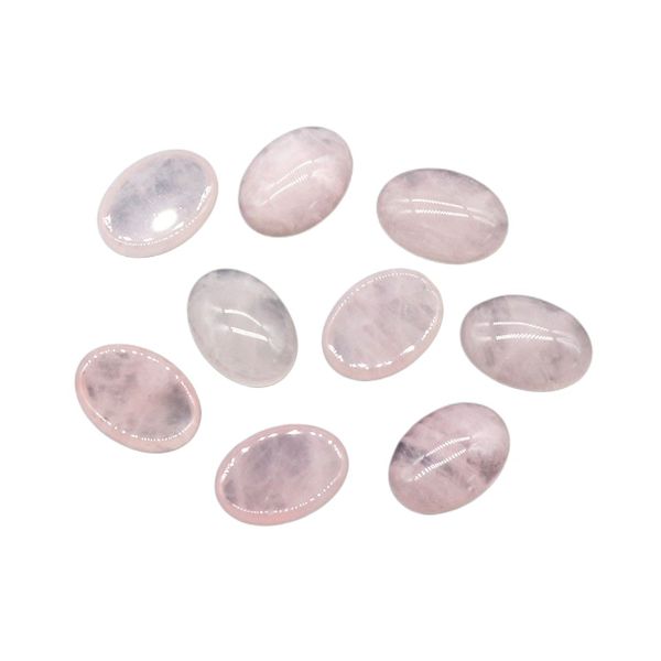 

natural healing rose quartz nonporous pendant oval shape gemstone for jewelry making bracelet necklace accessories, Black