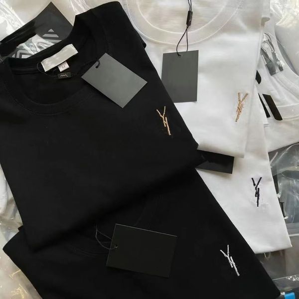 

man shirt embroidery mens t-shirts designer tshirts breathable soft cotton t shirts shorts tees streewears s-5xl, White;black