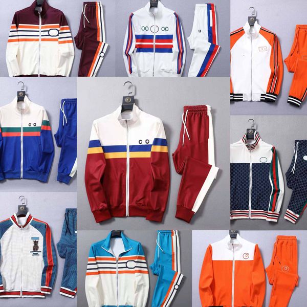 

european and american street mens tracksuits new fashion brand men suit spring autumn men's two-piece sportswear casual style suits, Gray