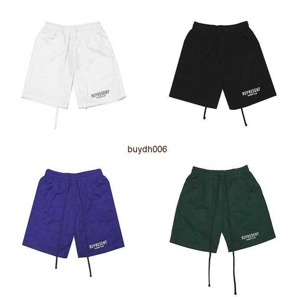 

men's and women's summer fashion t shirt high street brand rep representative shorts minimalist letter print summer beach pants ca, White;black