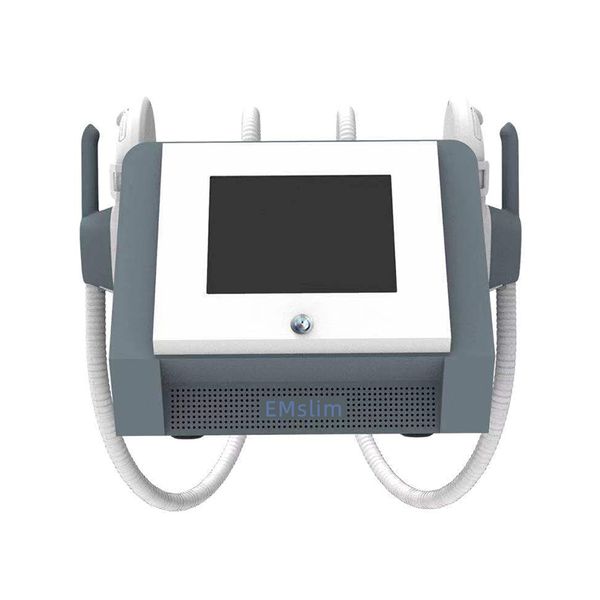 

portable emslim 2 handle electromagnetic muscle stimulation fat reduction machine muscle training shaper machine
