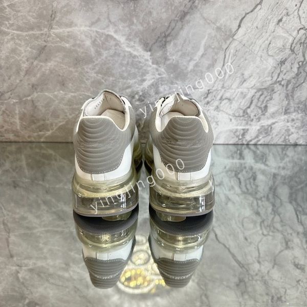 

2023brand designer sneakers mens casual shoes platform loafers trainers black leather shoes chunky round head sneaker