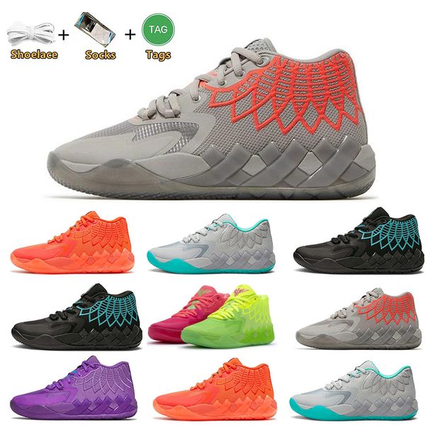 

basketball shoes lamelo ball black blast buzz city not from here rock ridge redrick and morty men fashion popular sneakers designer sneaker