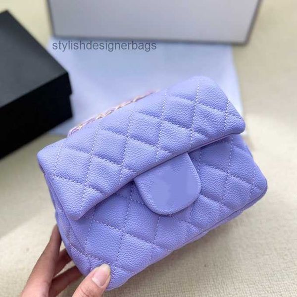 

designer bags womens mini square flap bags caviar calfskin classic diamond gold hardware chain crossbody shoulder bag luxury ladies clutch h
