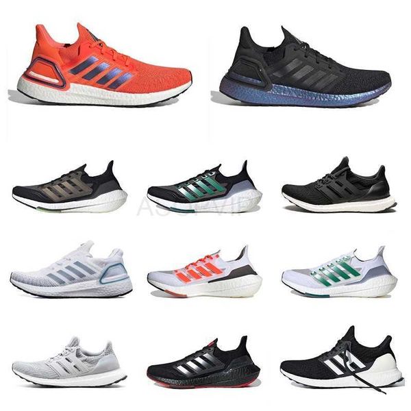 

ub 4.0 6.0 ultraboosts casual shoes trainers pair of lovers soft sole stretch jogging sneakers shoes og white black solar grey orange men wo