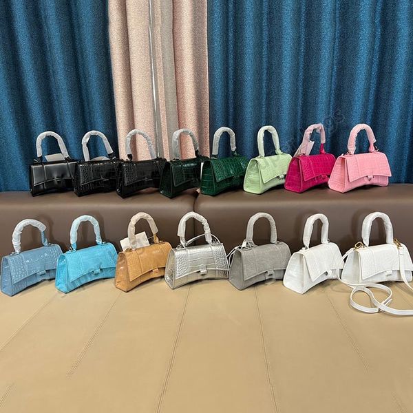 

designer tote bags women hourglass handbags clutch purses lady shoulder crossbody tote alligator bag 23 or 19 cm with box