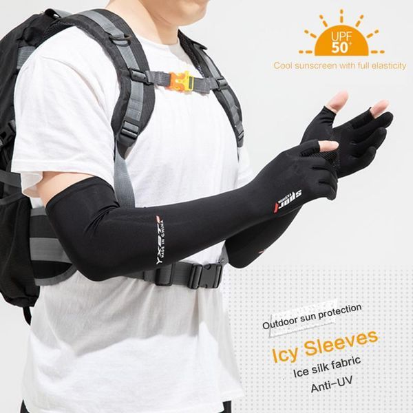 

sleevelet arm s sunscreen guard ice silk covers cyling long gloves protection fishing running camping 230414