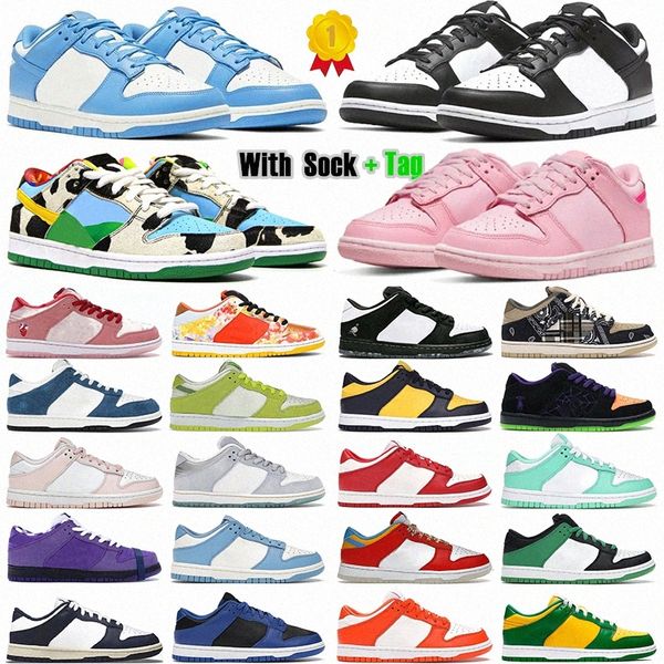 

designer sb low for mens women casual shoes panda chunky dunky triple pink ben and jerry black white grey fog green apple chicago laser oran