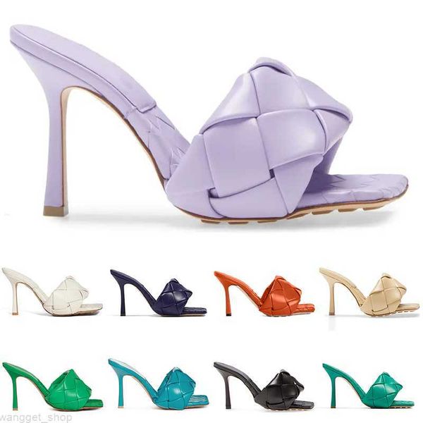 

lido slide sandal luxury designer slides slippers high heel leather women slider sandals rubber sole white black blaster good