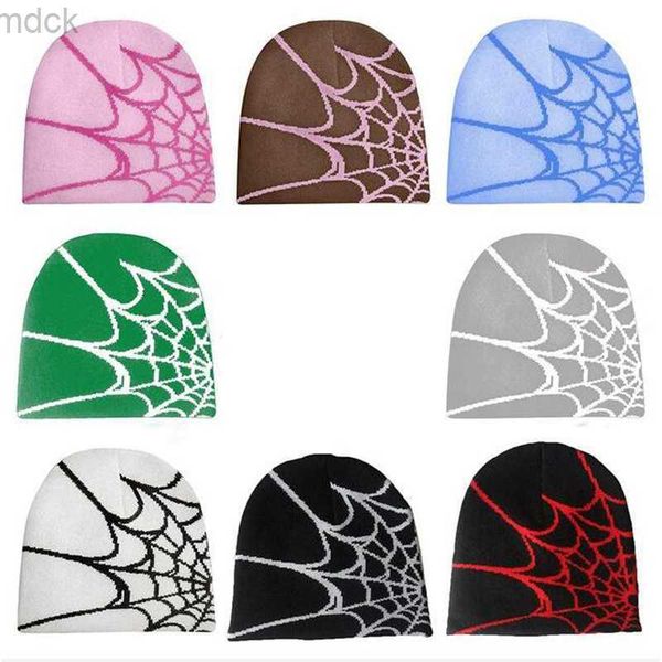 

other fashion accessories cobweb knit cap men women paragraph quality beanie cap y2k warm fashion hundred take ins new net red design sense, Silver