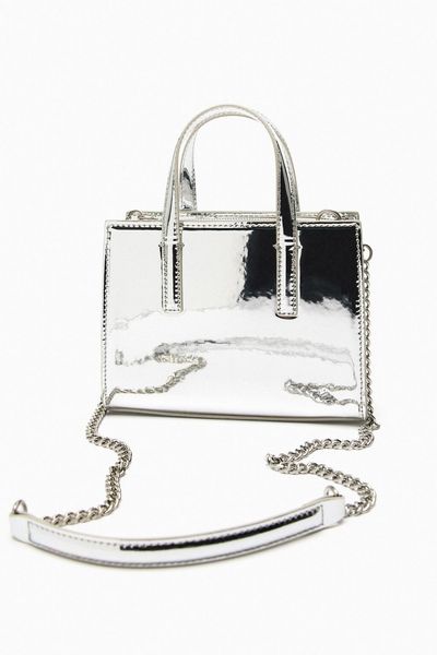 

new special selection women's bag silver mini handheld cross-body bag