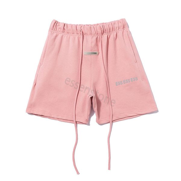 

summer designer men's women's couple sports shorts fears of god short pants youth bright beach essentialsss cotton shorts s-xxl, White;black