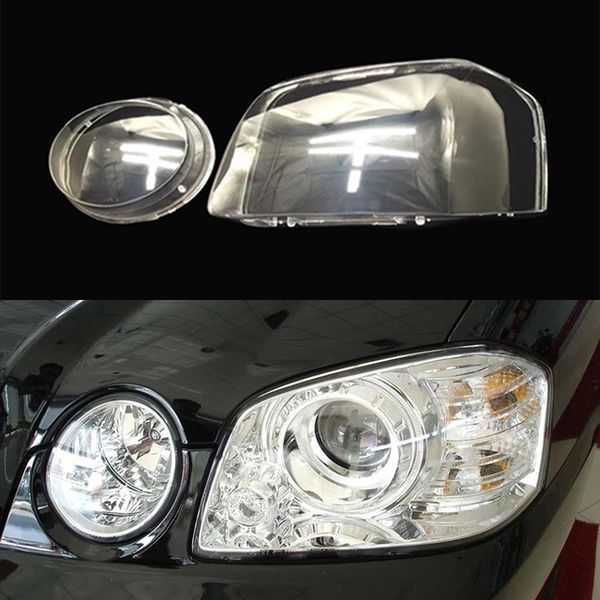

for kia optima 2005 2006 auto head lamp light case car front headlight lens cover lampshade glass lampcover caps headlamp shell