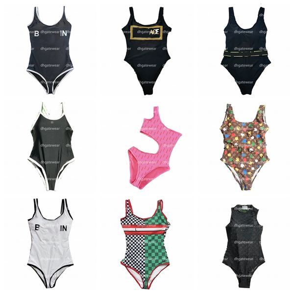 

new women bathing suit beach bikini designer lace diamond textile backless swimsuit fashion one piece swimwear