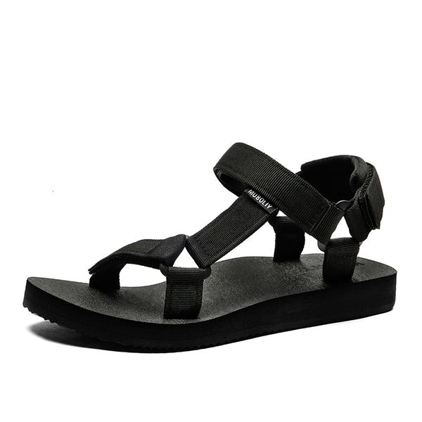 

slipper s sandals casual summer water with arch support yoga mat insole outdoor wadable 230414, Black