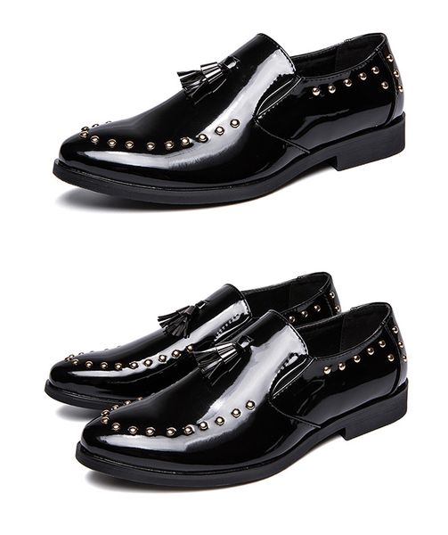 

office men dress shoes floral pattern men formal shoes leather luxury fashion groom wedding shoes men oxford shoes dress, Black