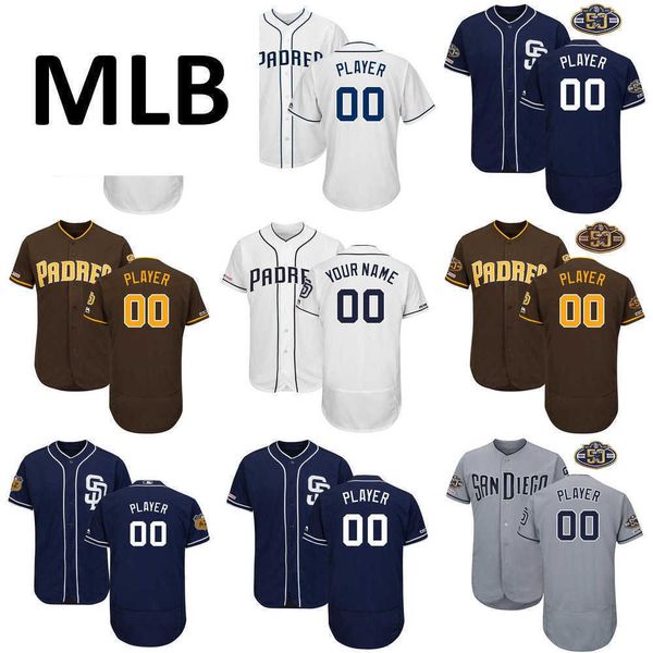 

custom retro men patch manny machado fernando tatis jr. jersey eric hosmer tony gwynn vintage baseball jerseys, Blue;black