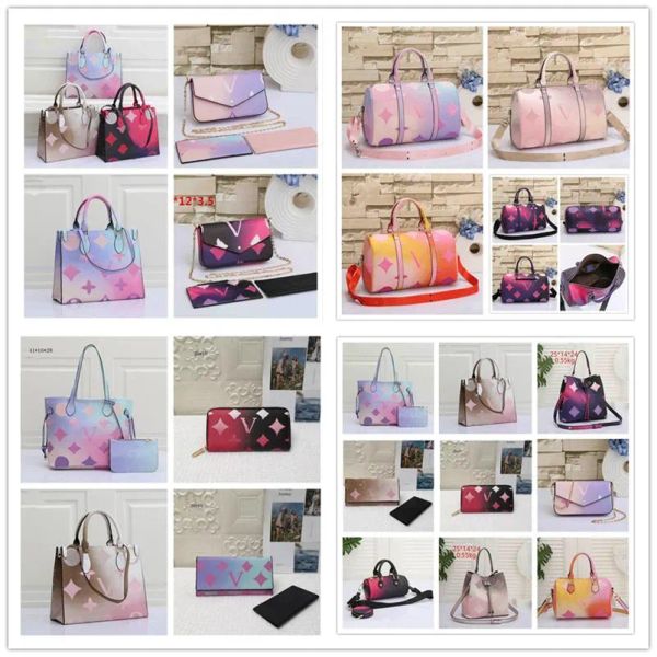 

mt luxury men women travel duffel designer spring in city sunrise pastel luggage tote bag 2 set crossbody bag shoulder bag weekend luggage