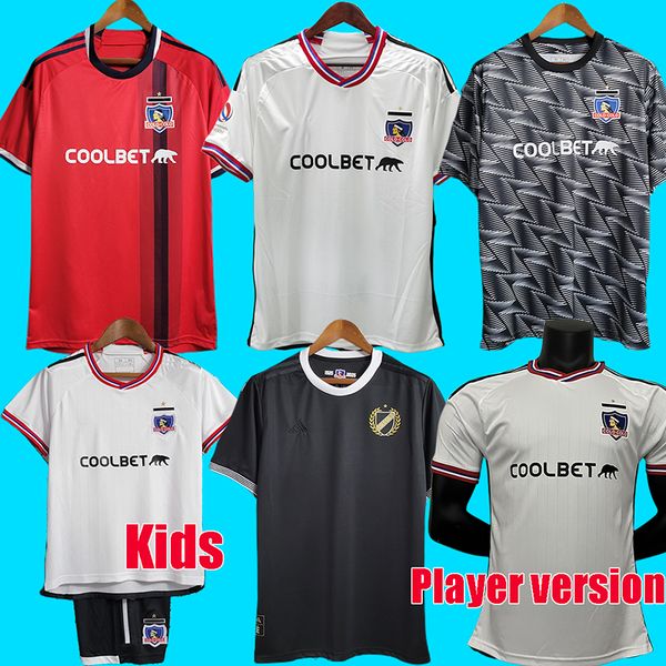 

valencia 23 24 colo colo soccer jerseys third away uniform arriagada football shirt home special jersey 2023 2024 catolica universidad de va, Black;yellow