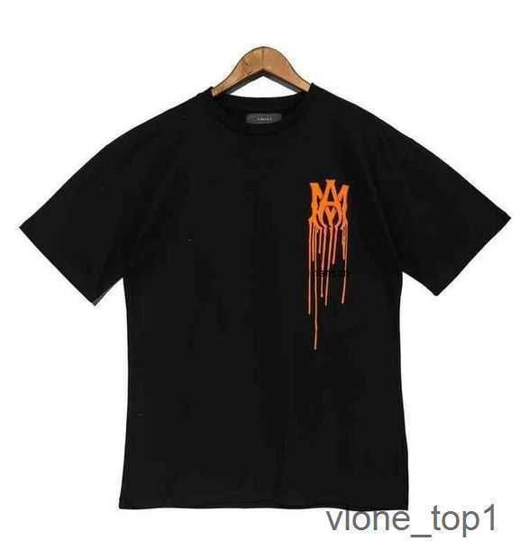 

summer fluid and y 2023 fashion brand sand amirs letter printed men's designer women's t-shirts short sleevet-shirt 2am iri 8u8t, White;black