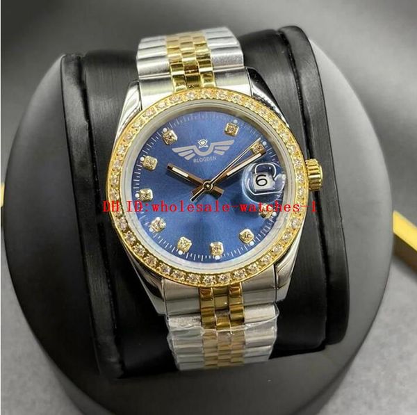 

16 style mens watches 41mm 36mm 278238 228238 blue dial watch automatic mechanical movement mens diamond bezel stainless steel wrist designe, Slivery;brown