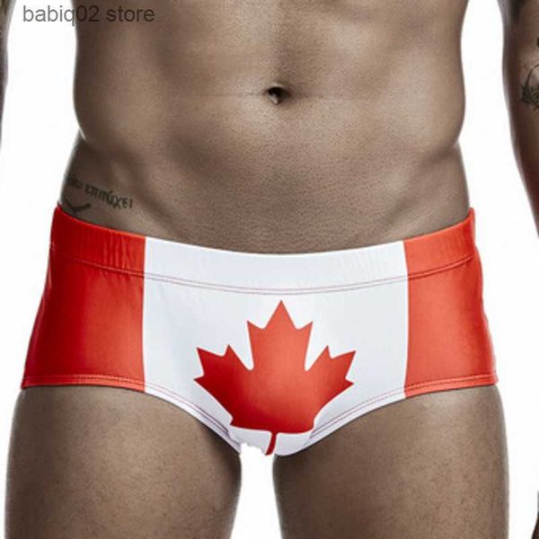 

men's swimwear 2020 uk us ca flag swimwear man swimsuits swimming trunks for men fast dry mens swim briefs men's bathing suits bea