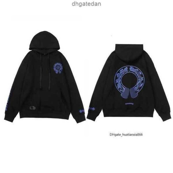 

& jp3d ch hoodies sweatshirts 2022 winter print pullover chrome hooded hearts arm quality ch loose chromeheart sanskrit aw0 csiup2rz, Black