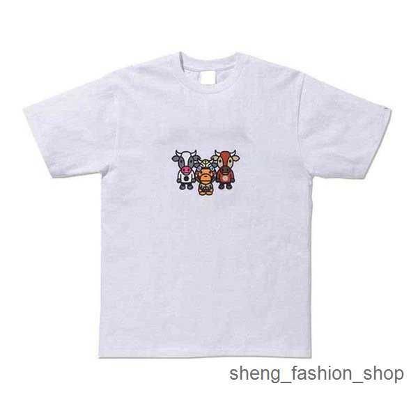 

bathing ape designer luxury apes classic mens and womens t shirt hip hop shark summer breathable versatile high street trend tees 8 q16x, White;black