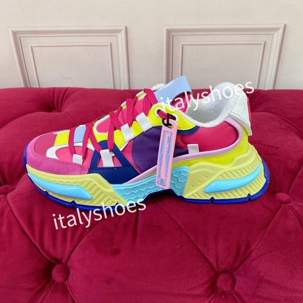 

2023women fashion sports shoes black rainbow heel trainer womens casual runner sneakers outdoor size