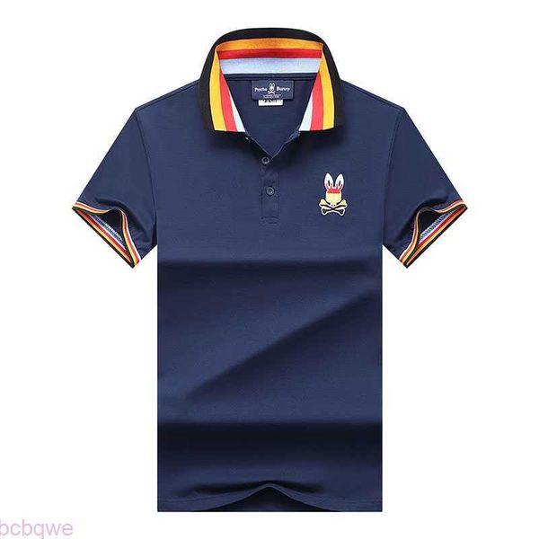 

shirt mens polo summer fashion rogue rabbit print short sleeve brand couple cotton casual t-shirt colors size m-3xl ornx, White;black
