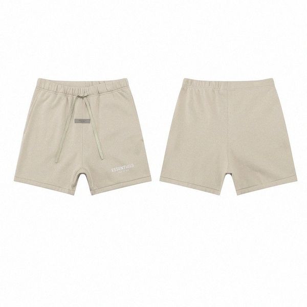 

fog essentials 22ss flocked letter shorts plus velvet o9fw#, White;black