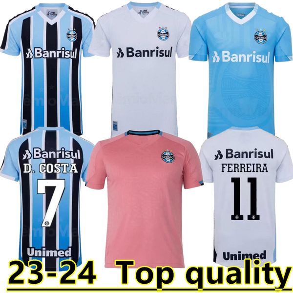 

23 24 gremio paulista soccer jerseys 2022 2023 suarez gilchmei johnath miller luan marlone men football shirt 666, Black;yellow