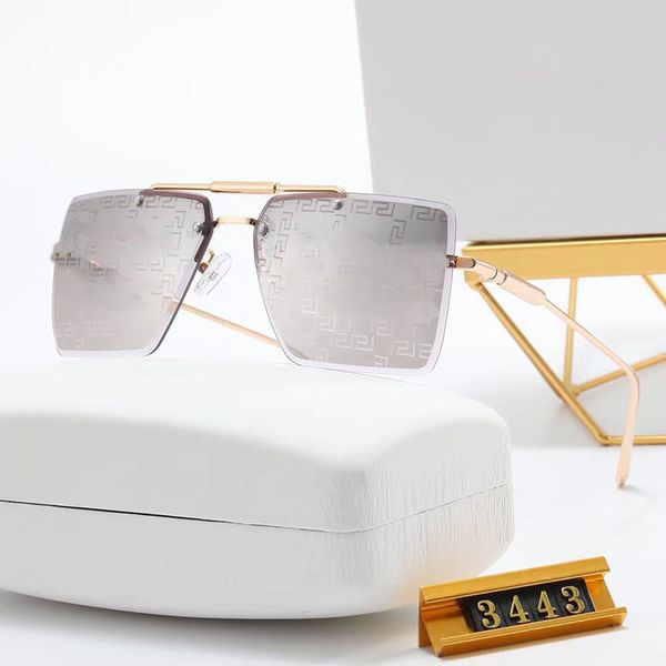

designer fashion sunglasses krewe sunglasses mens and womens sunglasses rimless square polarized sunglasses double beam metal temples uv400, White;black