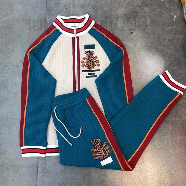 

men's tracksuits designer luxury jacket pants two-piece velvet embroidered sweatshirt sweat women sports suit 4xl 5xl 5928 miul, Gray