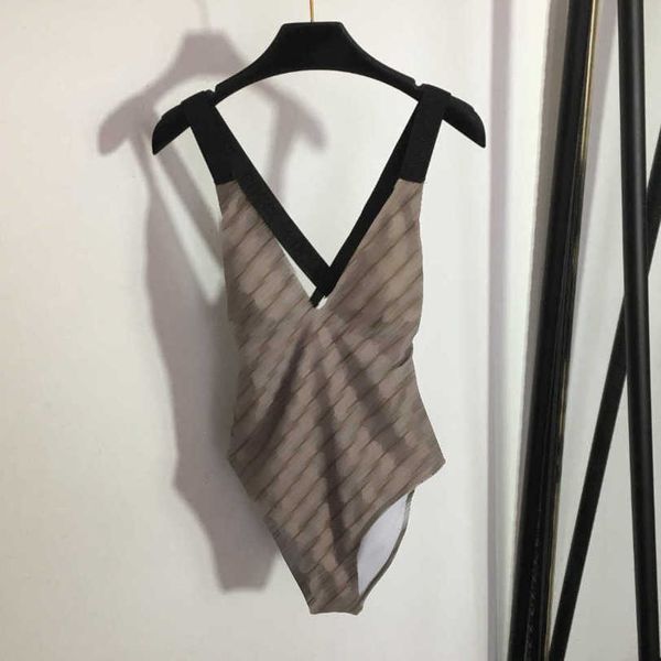 

23ss designer bikini womens swimwear one-piece swimsuit double g monogram print cross backless one-piece swimsuit women clothes a1, White;black