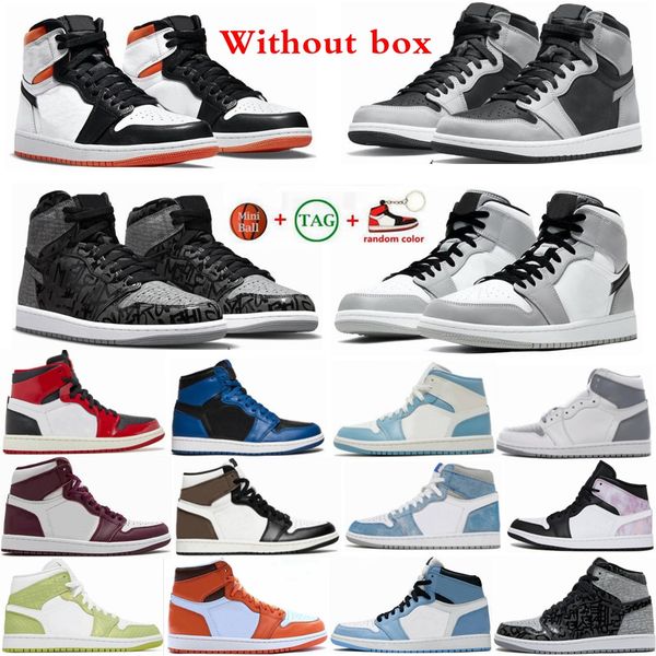 

2023 jumpman 1 basketball shoes men 1s lost found true university blue hyper royal panda dark mocha bred shadow unc smoke grey women sports