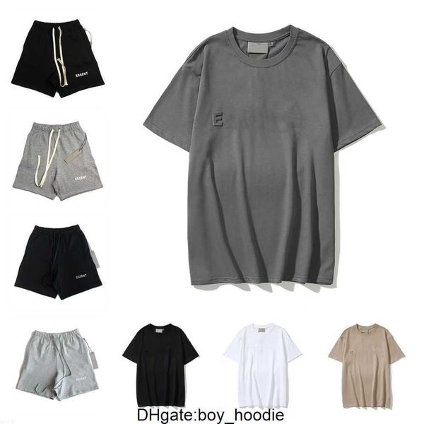 

t-shirts fashion ess t shirts mens women designers tees man s casual chest letter shirt luxurys clothing street shorts sleeve tshirts u1oj, White;black